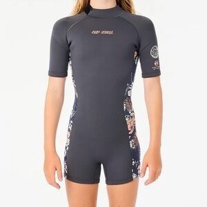 Rip Curl Short Sleeve Spring Wetsuit - Girls Size 12